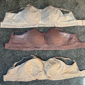 Used Kindred Bravely Sublime® Hands-Free Pumping & Nursing Bra x3 - Some Pilling